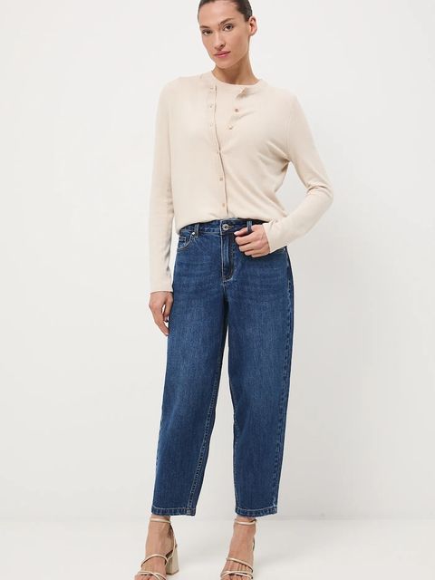 Medicine jeansy damskie kolor granatowy - zdjęcie produktu nr 1