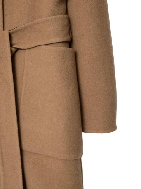 Burberry hooded belted coat - Brown - zdjęcie produktu nr 2