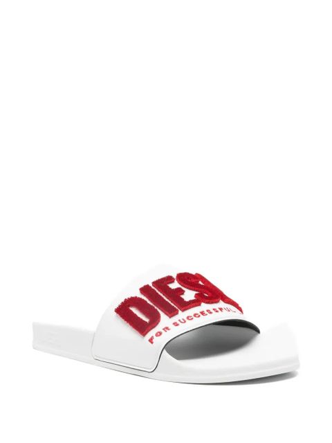 Diesel Sa-Mayemi logo slides - White - zdjęcie produktu nr 2