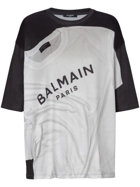 Balmain trompe l'oeil T-shirt - White - zdjęcie produktu nr 1