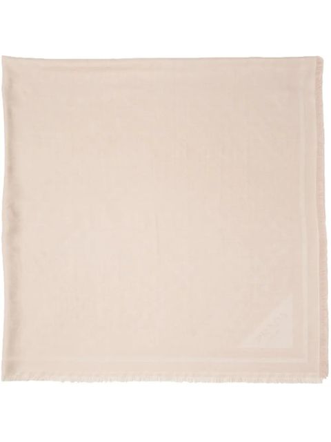 Prada Symbole jacquard shawl - Neutrals - zdjęcie produktu nr 1