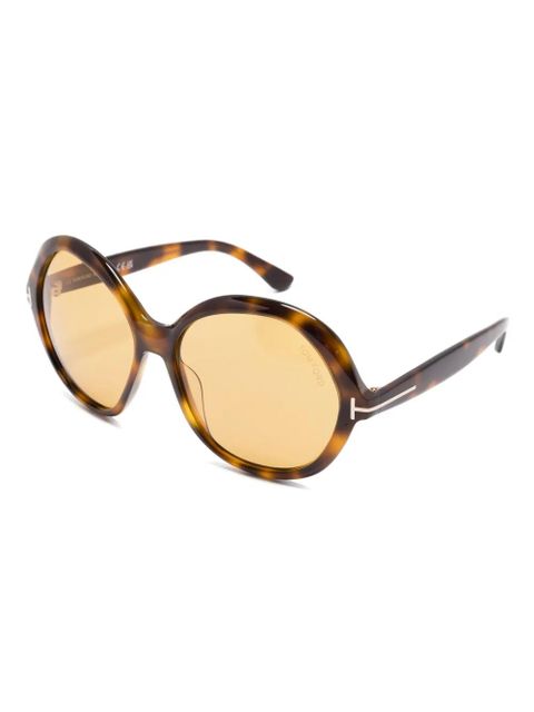 TOM FORD Eyewear Annabelle tortoiseshell sunglasses - Brown - zdjęcie produktu nr 2