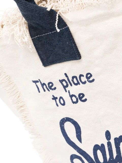 MC2 Saint Barth Vanity canvas beach bag - Neutrals