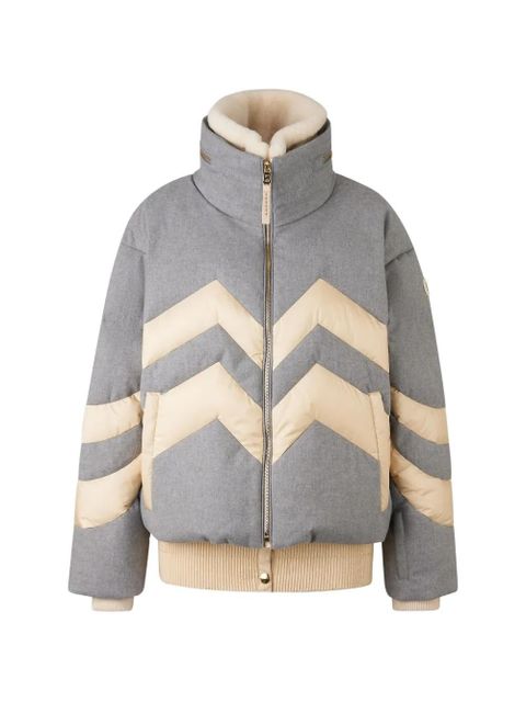 BOGNER Valea chevron-pattern puffer jacket - Grey - zdjęcie produktu nr 1
