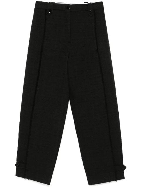 GANNI tweed trousers - Black - zdjęcie produktu nr 1