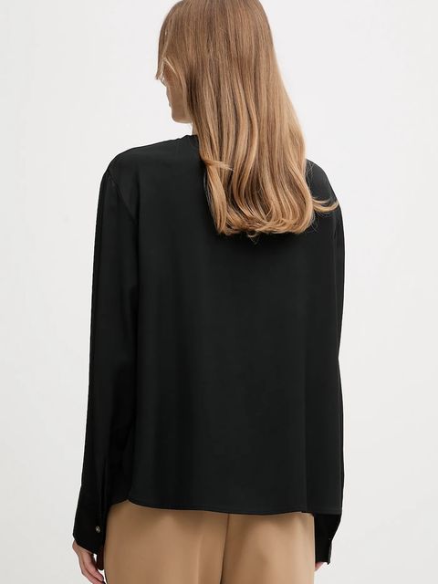 Tommy Hilfiger bluzka damska kolor czarny gładka WW0WW47339