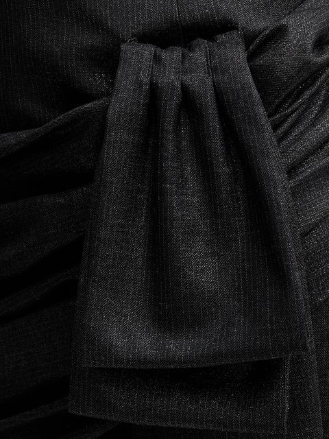 Pinko sukienka z dodatkiem wełny kolor czarny mini dopasowana 106143 A305