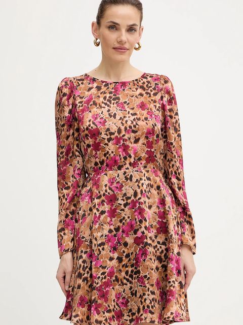 Morgan sukienka kolor brązowy mini rozkloszowana RIZAC.F - zdjęcie produktu nr 1