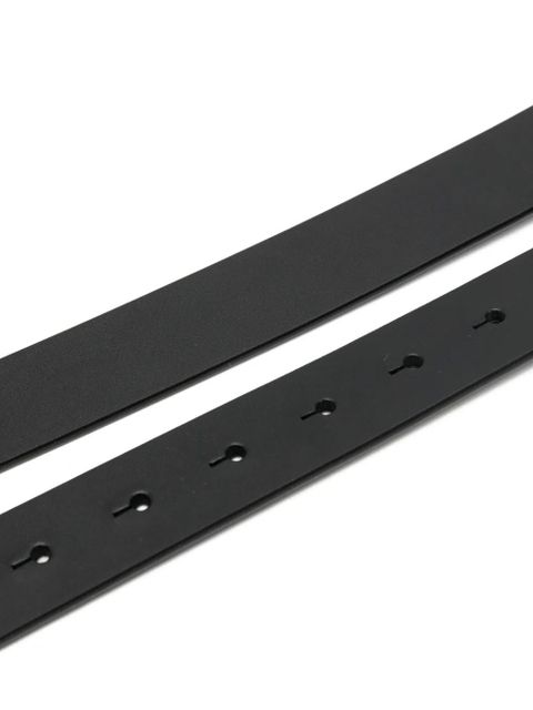 Vivienne Westwood orb-buckle leather belt - Black