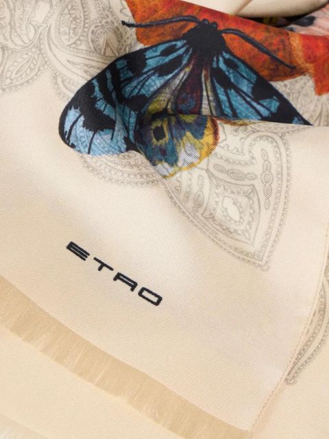 ETRO flora fauna scarf - Neutrals - zdjęcie produktu nr 2
