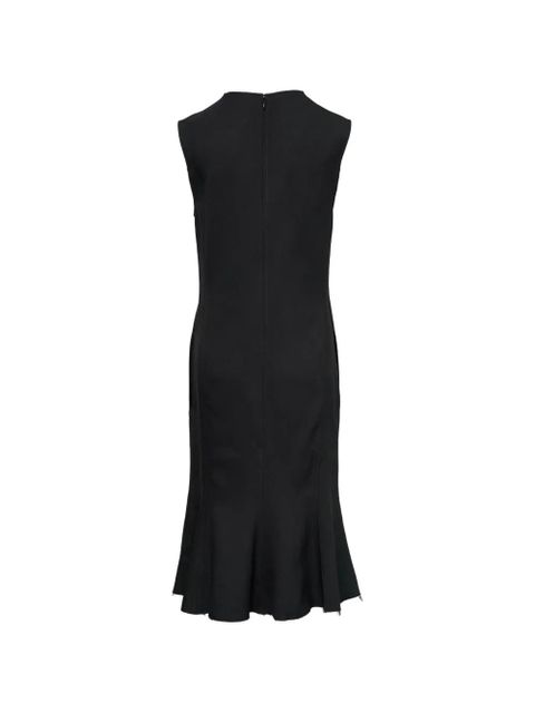 TOTEME fluted sleeveless midi dress - Black - zdjęcie produktu nr 2