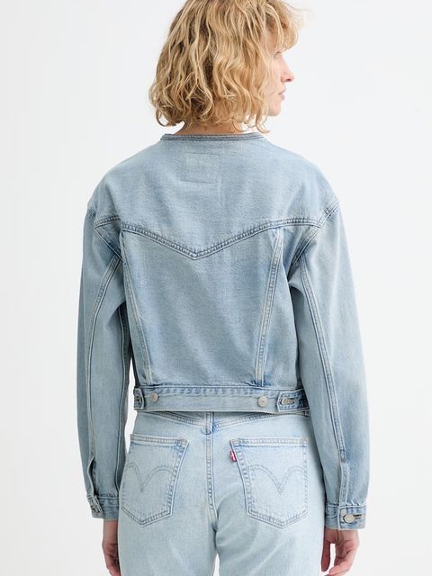 Levi's kurtka jeansowa COLLARLESS SHRUNKEN 90S - zdjęcie produktu nr 2
