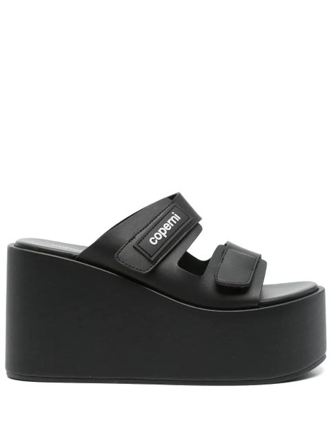 Coperni 95mm Patch sandals - Black - zdjęcie produktu nr 1