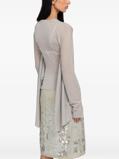 Paloma Wool Suga draped-panel blouse - Grey