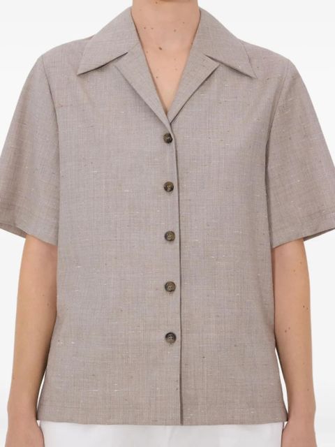 LouLou de Saison button short-sleeve shirt - Neutrals