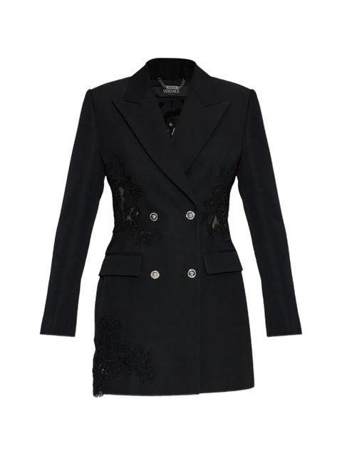 Versace lace double-breasted blazer - Black - zdjęcie produktu nr 1