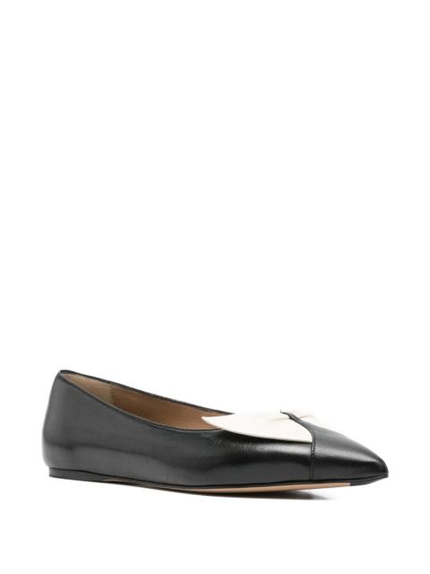 Ferragamo bow pointed ballet flats - Black - zdjęcie produktu nr 2