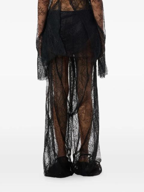 Blumarine lace trousers - Black