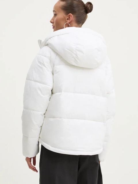 Tommy Jeans kurtka damska kolor biały przejściowa DW0DW18841