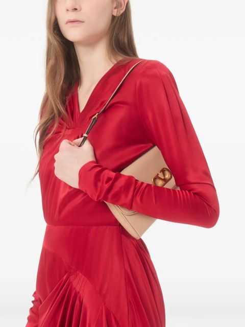 Valentino Garavani crepe satin gown - Red