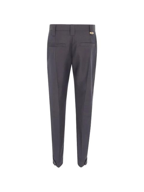 Versace belt-loops tailored trousers - Grey - zdjęcie produktu nr 2