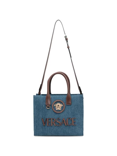 Versace medusa-head tote bag - Blue