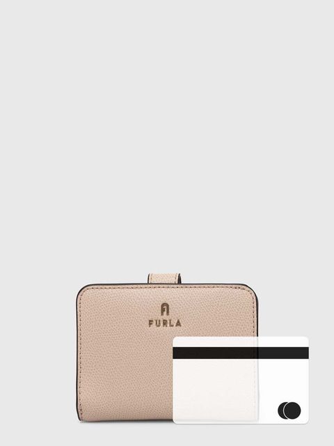 Furla portfel skórzany damski kolor beżowy WP00315 ARE000 B4L00