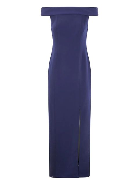 Lauren Ralph Lauren off-shoulder split dress - Blue - zdjęcie produktu nr 1