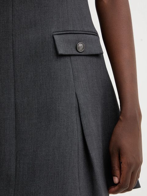 Guess sukienka JOANDRA kolor szary mini rozkloszowana W5BK19 W2402