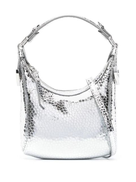 BY FAR Cosmo metallic top-handle bag - Silver - zdjęcie produktu nr 1
