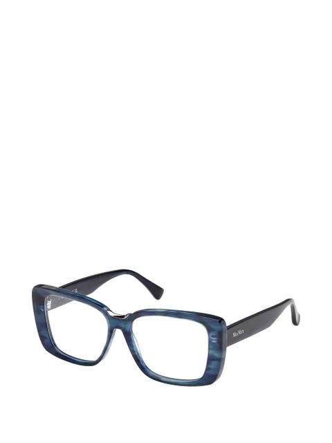 Max Mara Eyewear square-frame glasses - Blue - zdjęcie produktu nr 2