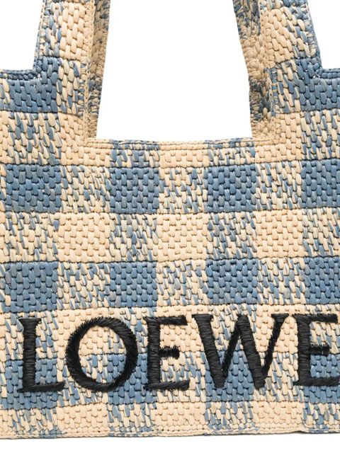 LOEWE medium Loewe Font tote bag - Neutrals