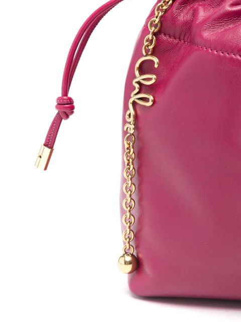 Chloé mini logo-detail shoulder bag - Pink