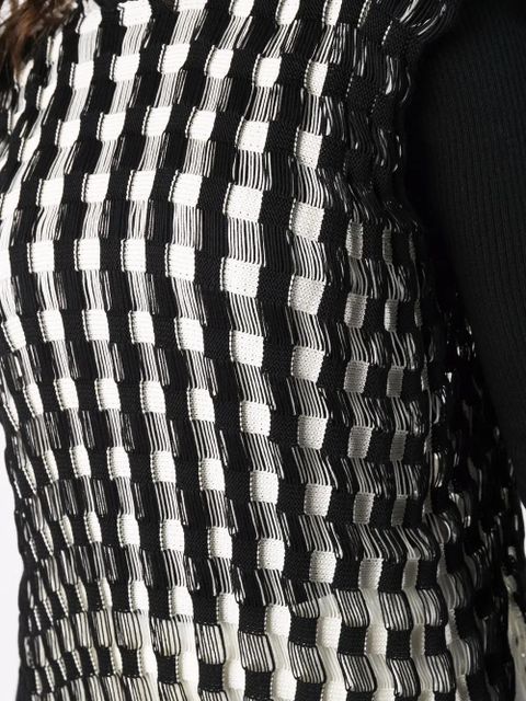 Jil Sander woven-design jumper - Black