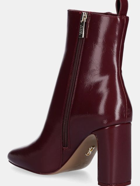 Steve Madden botki Adelisa kolor bordowy na słupku 11002626 - zdjęcie produktu nr 2
