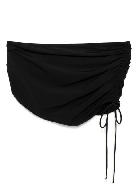 Christopher Esber Ruched Orbit Skirt Brief - Black - zdjęcie produktu nr 2