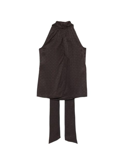 Gucci pussy-bow-collar blouse - Brown - zdjęcie produktu nr 1