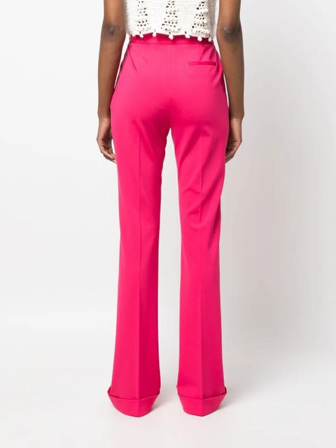 PINKO pressed-crease high-waist trousers