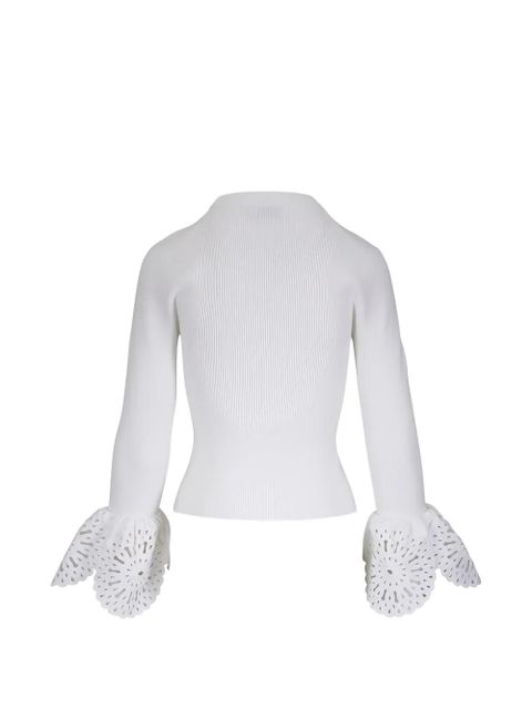 Simkhai Elyse long-sleeves blouse - White - zdjęcie produktu nr 2