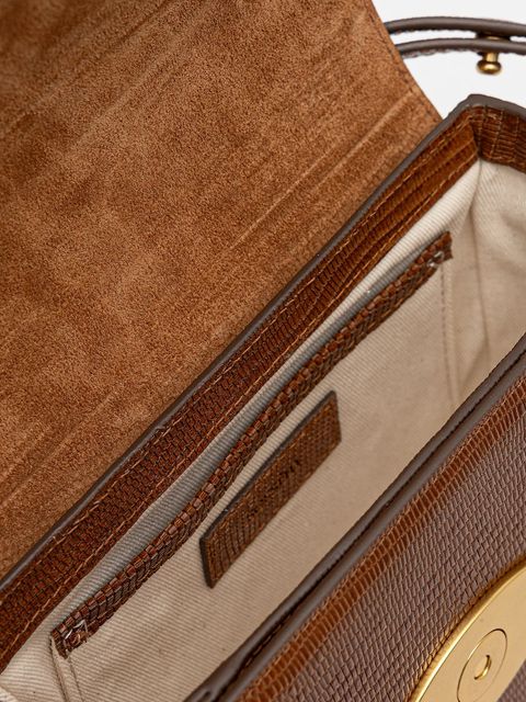 Sessun torebka skórzana kolor brązowy 25102003