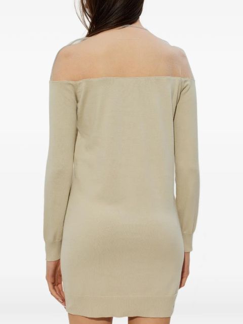 MM6 Maison Margiela long-sleeved dress - Neutrals
