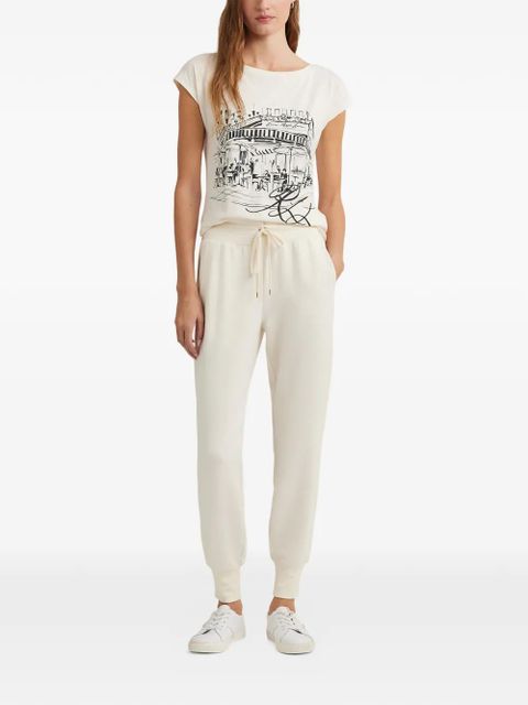 Lauren Ralph Lauren Lauren Petite graphic T-shirt - Neutrals - zdjęcie produktu nr 2