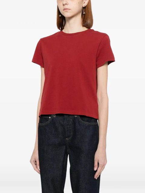 AGOLDE Adine shrunken T-shirt - Red
