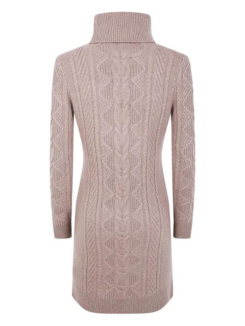 Lauren Ralph Lauren cable-knit turtleneck mini dress - Neutrals - zdjęcie produktu nr 2