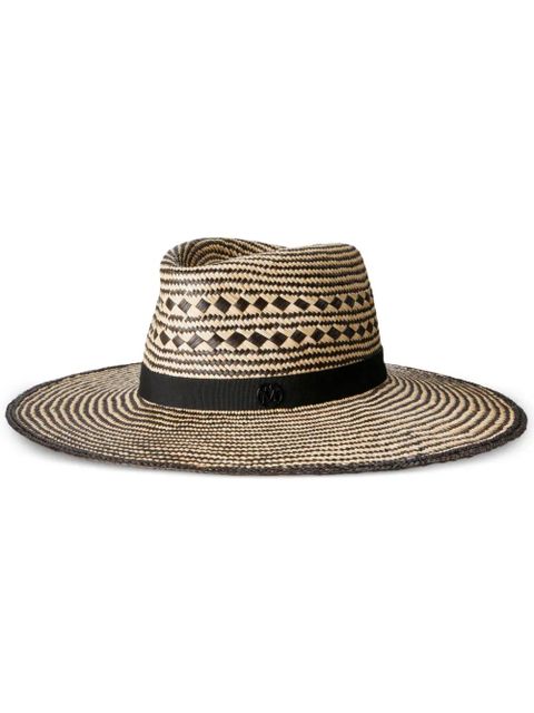 Maison Michel Charles fedora hat - Neutrals - zdjęcie produktu nr 1