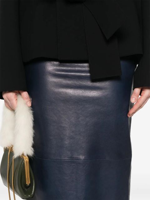 KHAITE Loxley midi skirt - Blue - zdjęcie produktu nr 2