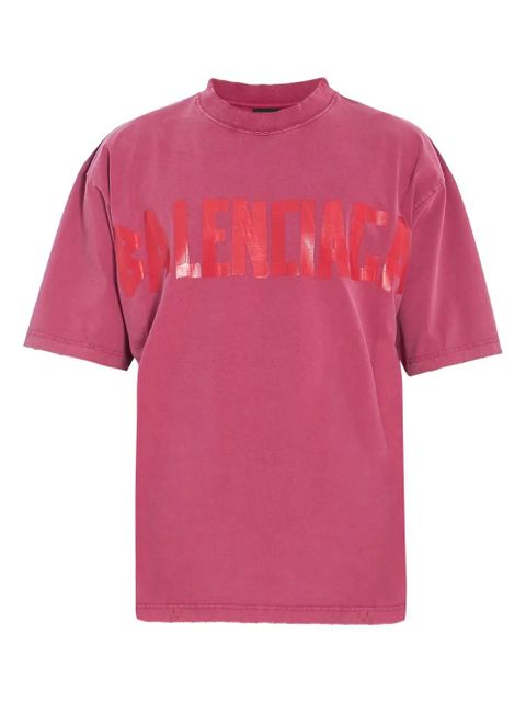 Balenciaga Tape Type T-shirt - Pink - zdjęcie produktu nr 1