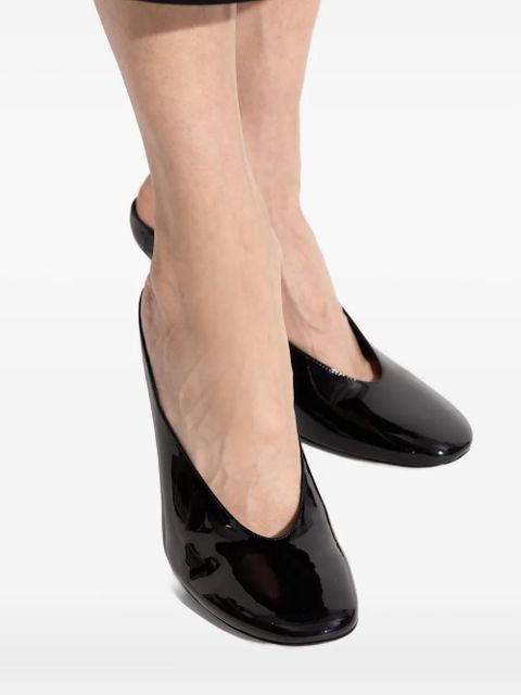 Givenchy 100mm patent-leather mules - Black