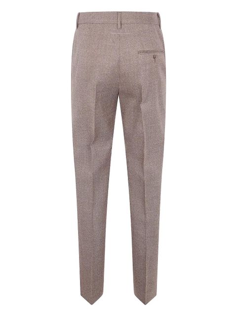 MM6 Maison Margiela textured wool tailored trousers - Neutrals
