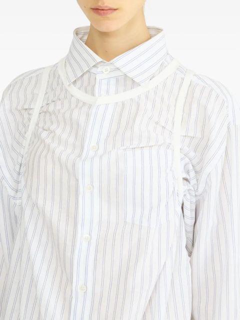 Maison Margiela striped shirt - White
